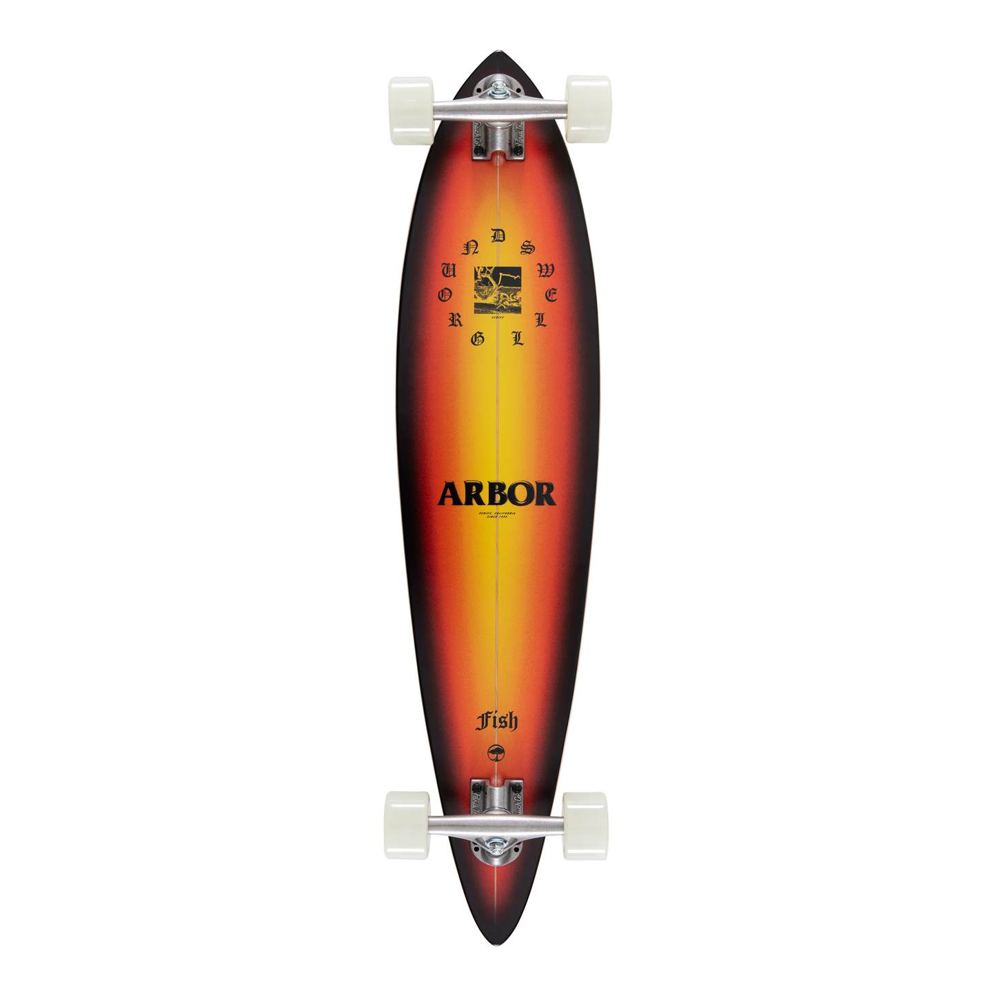 Arbor Performance Complete - Groundswell Drifter Fish longboard - bottom