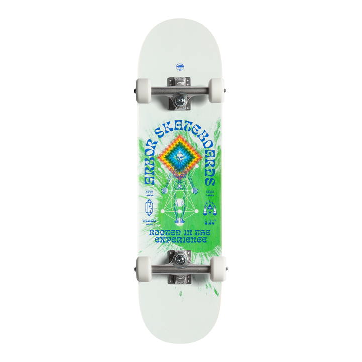 Arbor Whiskey Series Complete Skateboard graphic with Arbor trucks