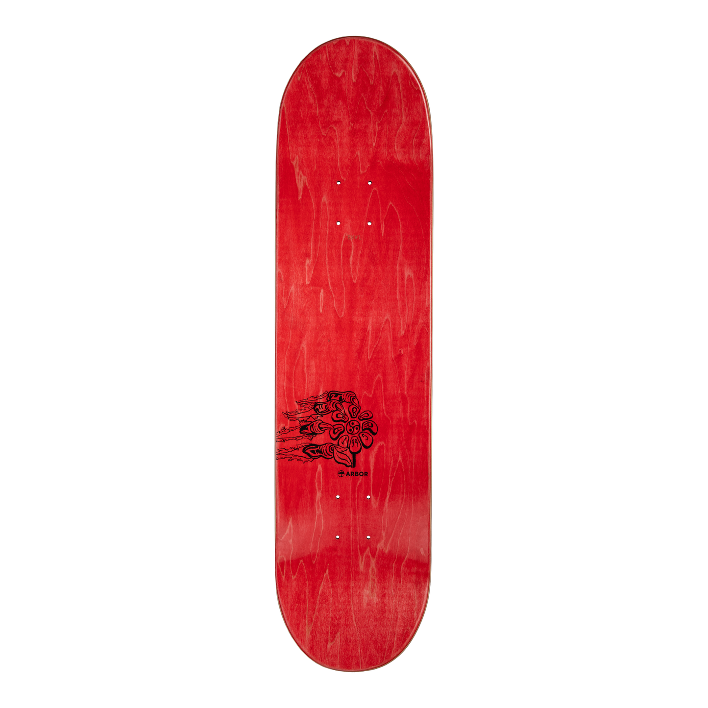 Arbor Pro Skateboard Deck - Alec Majerus - Lucky Dragon - Black - top