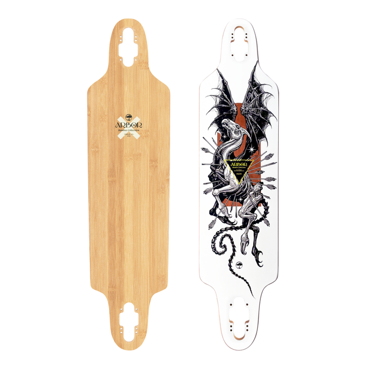 Arbor Bamboo Darmaeva Zeppelin 36 Longboard Deck