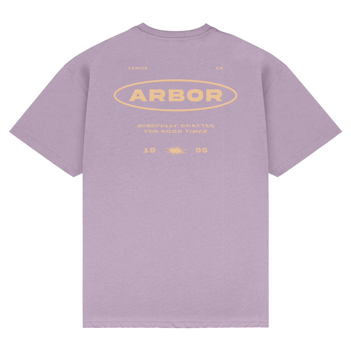 Arbor Apparel - Craft T-Shirt Faded Purple back