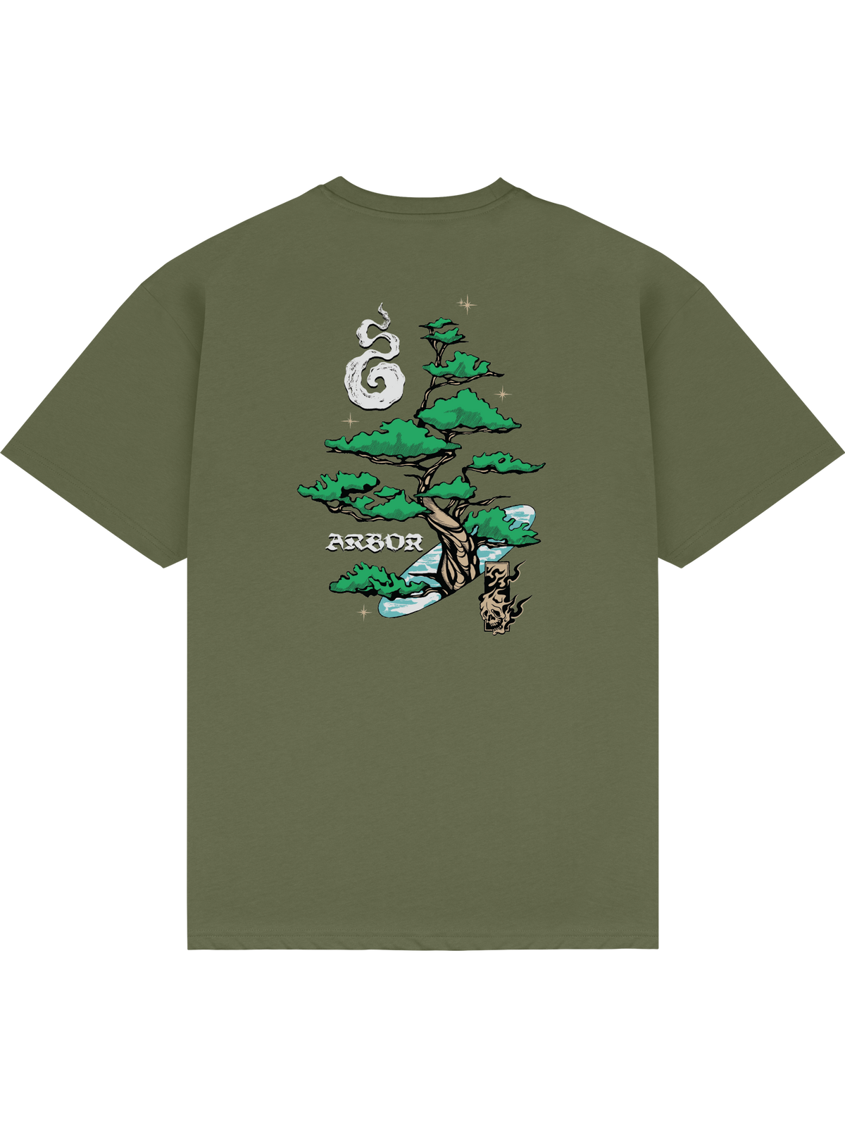 Arbor Gateway T-Shirt Tee Army graphic