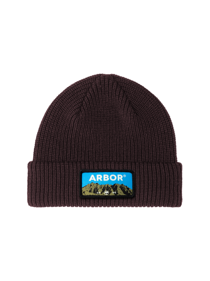 Arbor Mountain Craft Beanie Cocoa Powder with patch