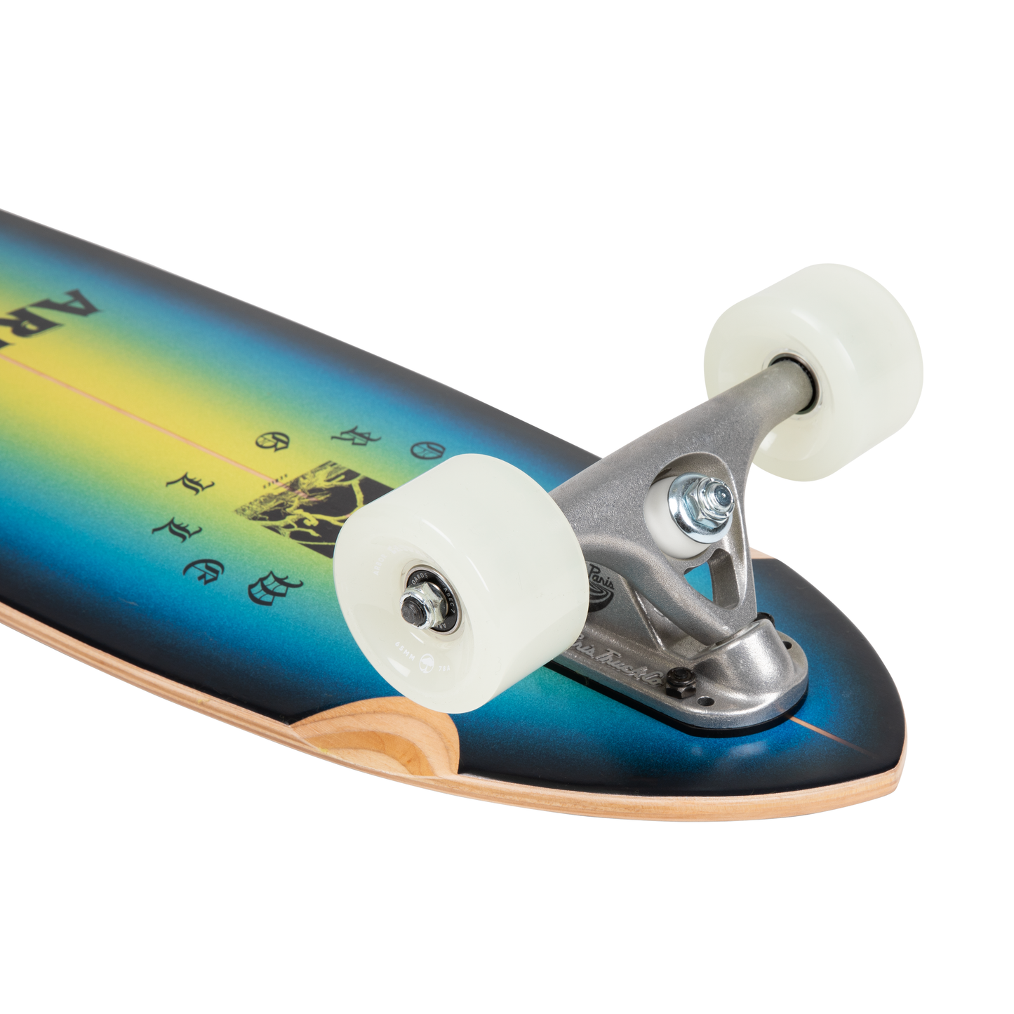 Arbor Performance Complete - Groundswell Drifter Mission longboard - wheels and Paris trucks