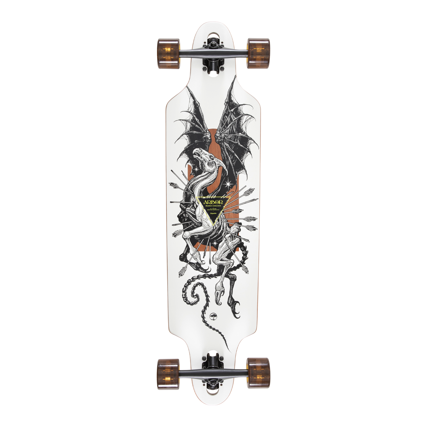 Arbor Skateboards - Bamboo Zeppelin 36 K Darmaeva Cruiser - bottom graphic