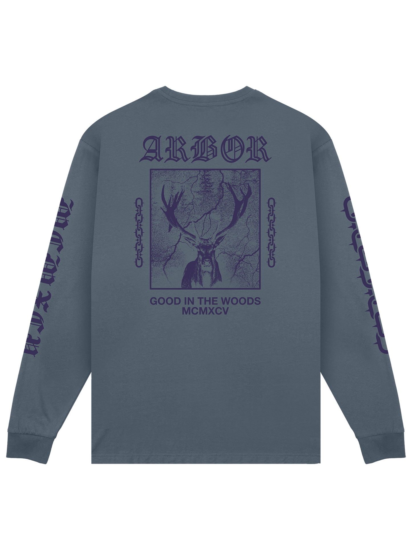 Stag LS T-Shirt - Slate
