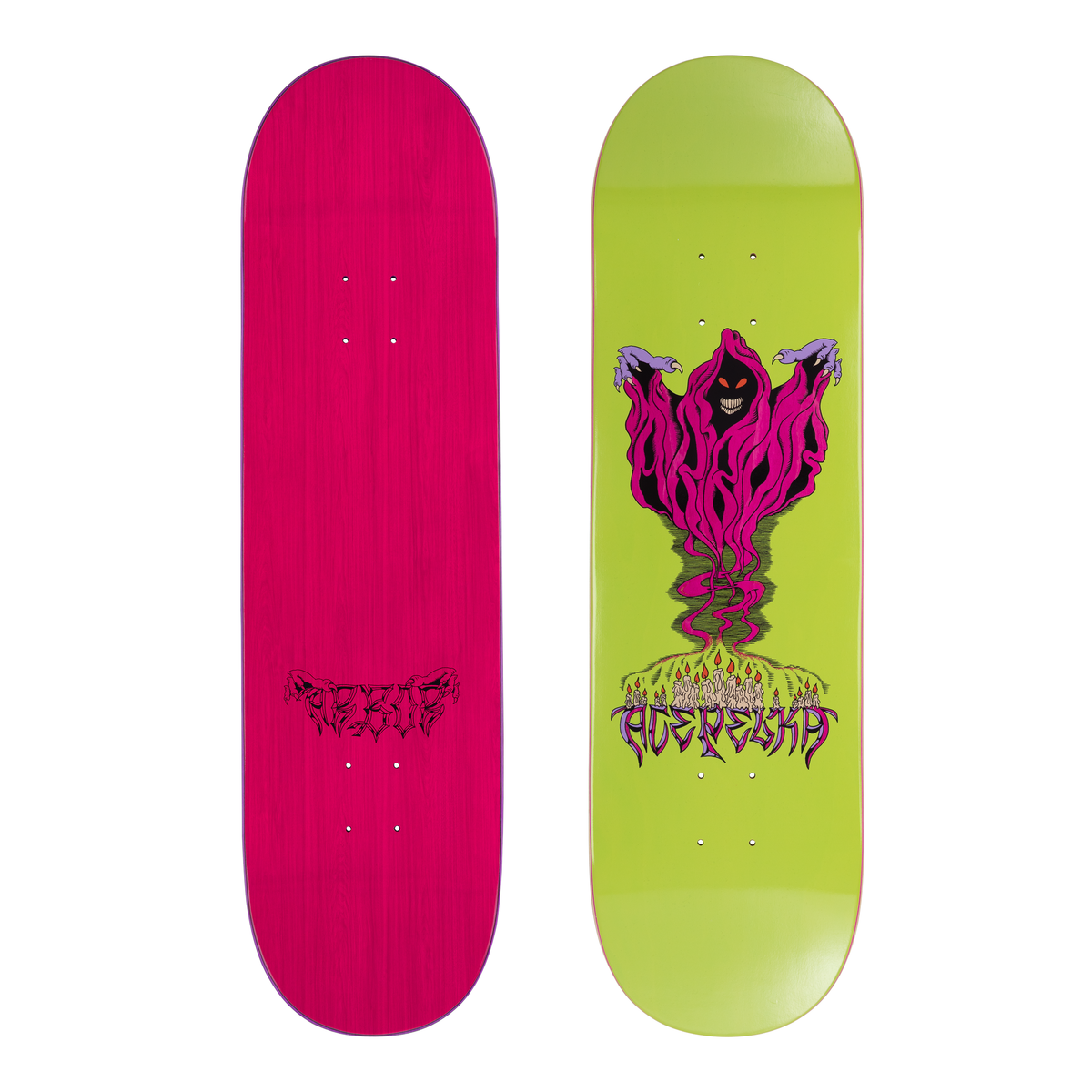 Arbor Ace Pelka Wax Demon Pro Deck Top and bottom