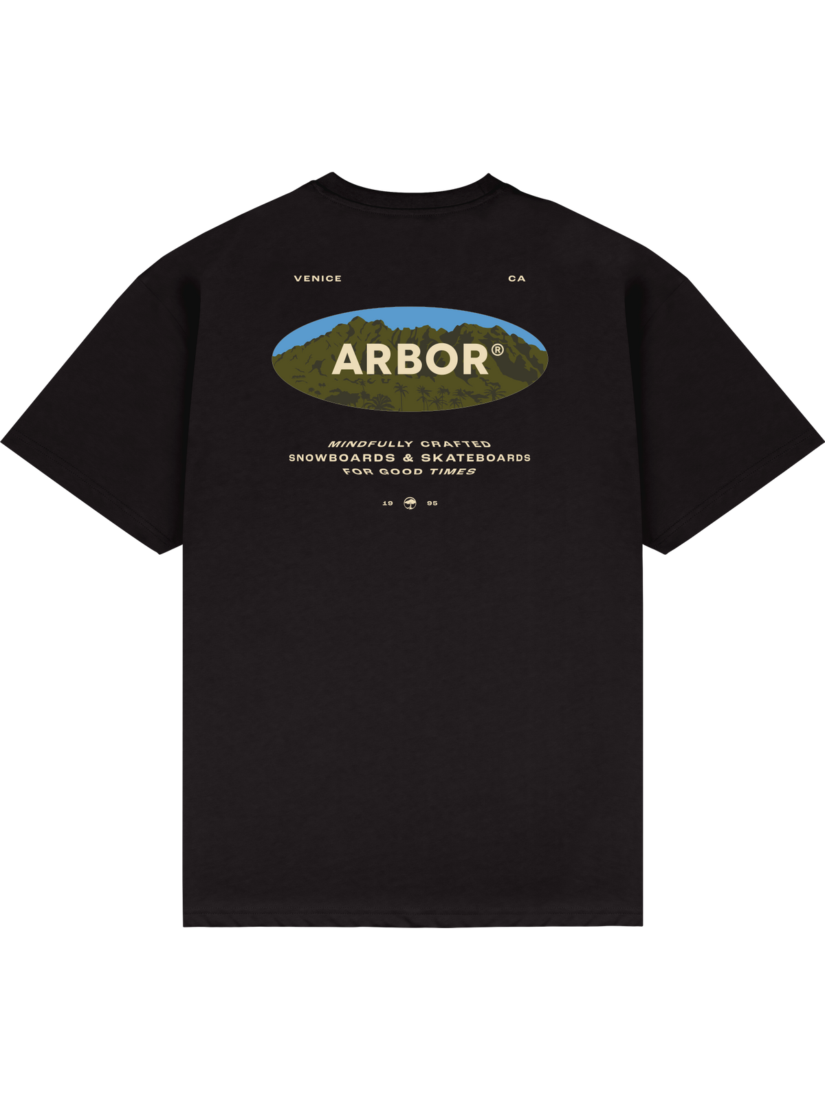 Arbor Mountain Craft T-Shirt Tee Black Graphic