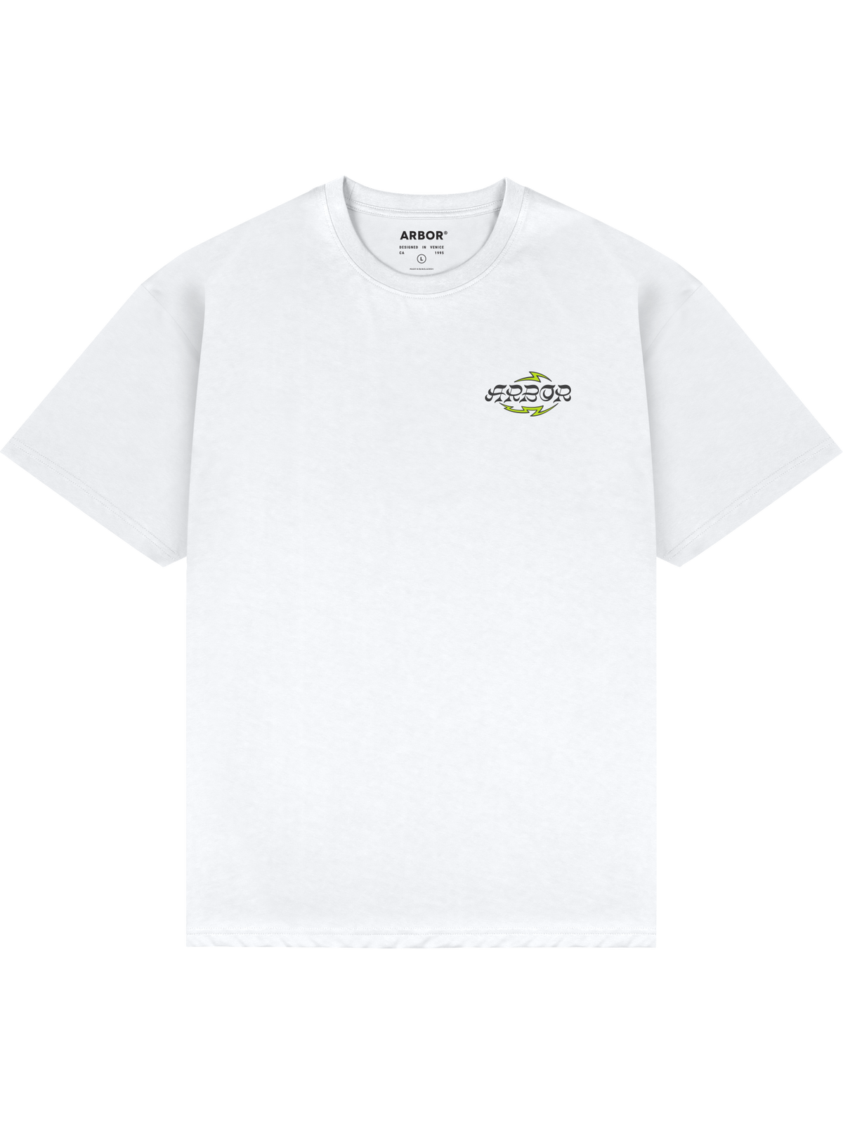 Arbor Throwing Bones T-Shirt Tee White