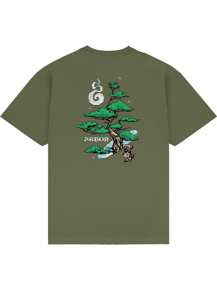 Arbor Gateway T-Shirt Tee Army graphic