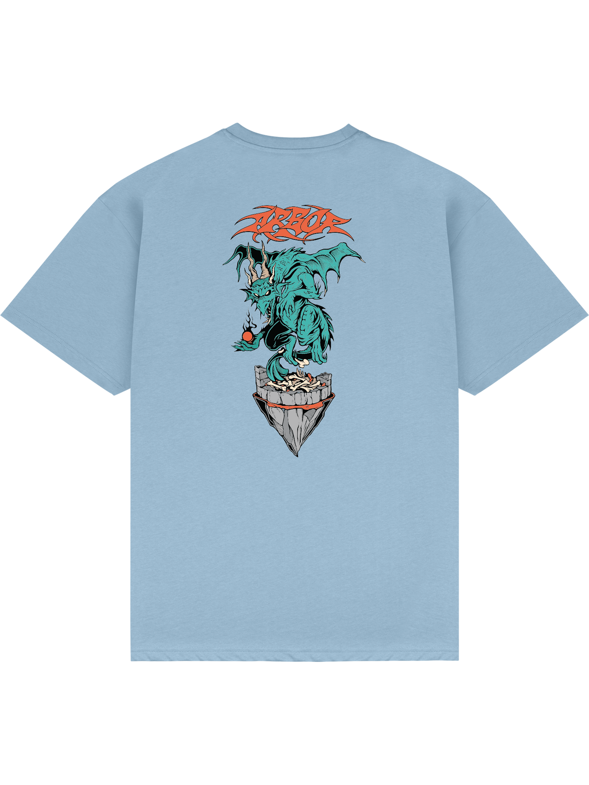Arbor Beast T-Shirt Tee Sky Blue graphic