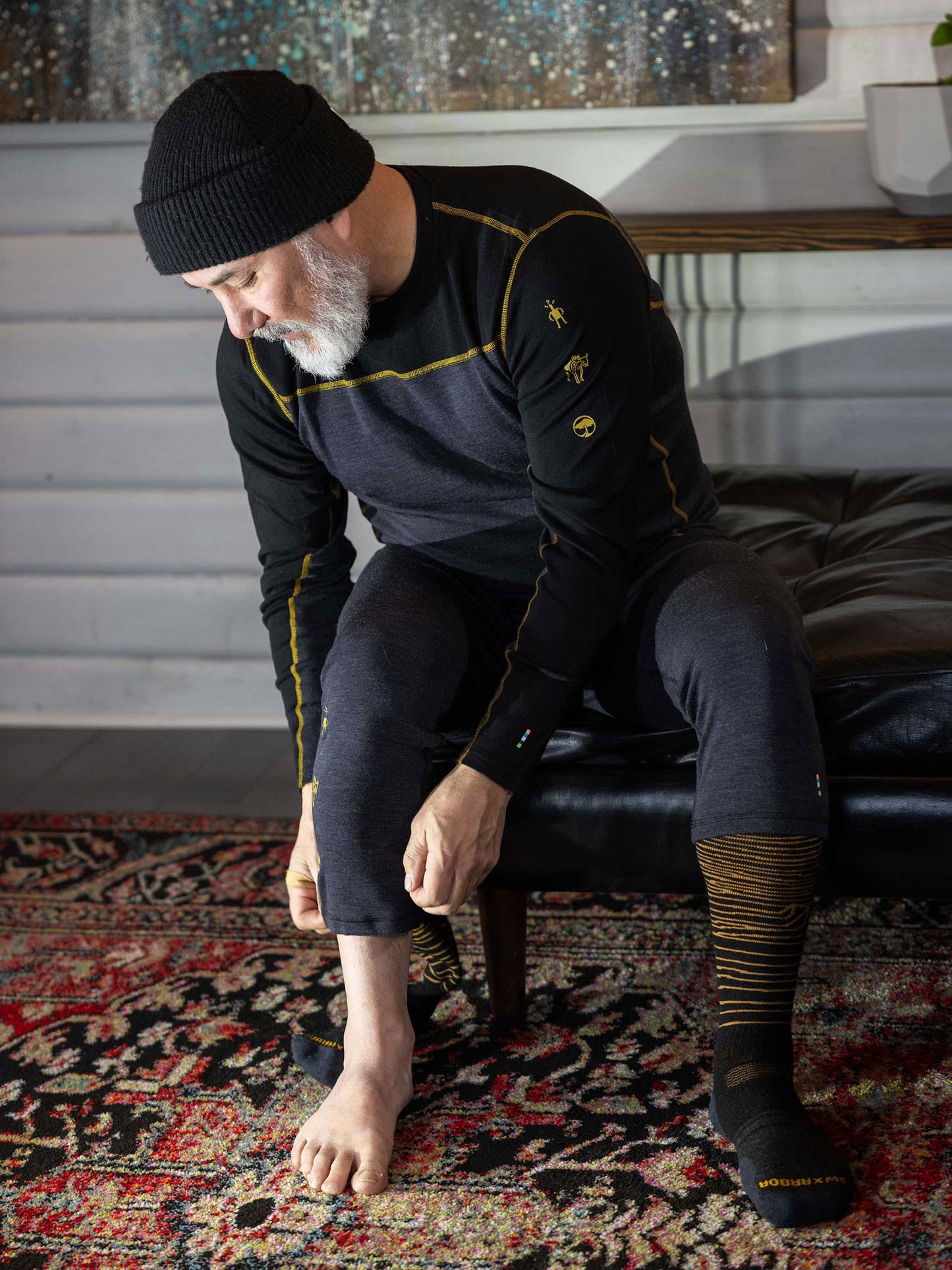 Smartwool + Arbor Thermal Merino Base Layer Colorblock Crew