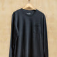 Surplus Long Sleeve Pocket Tee - Black