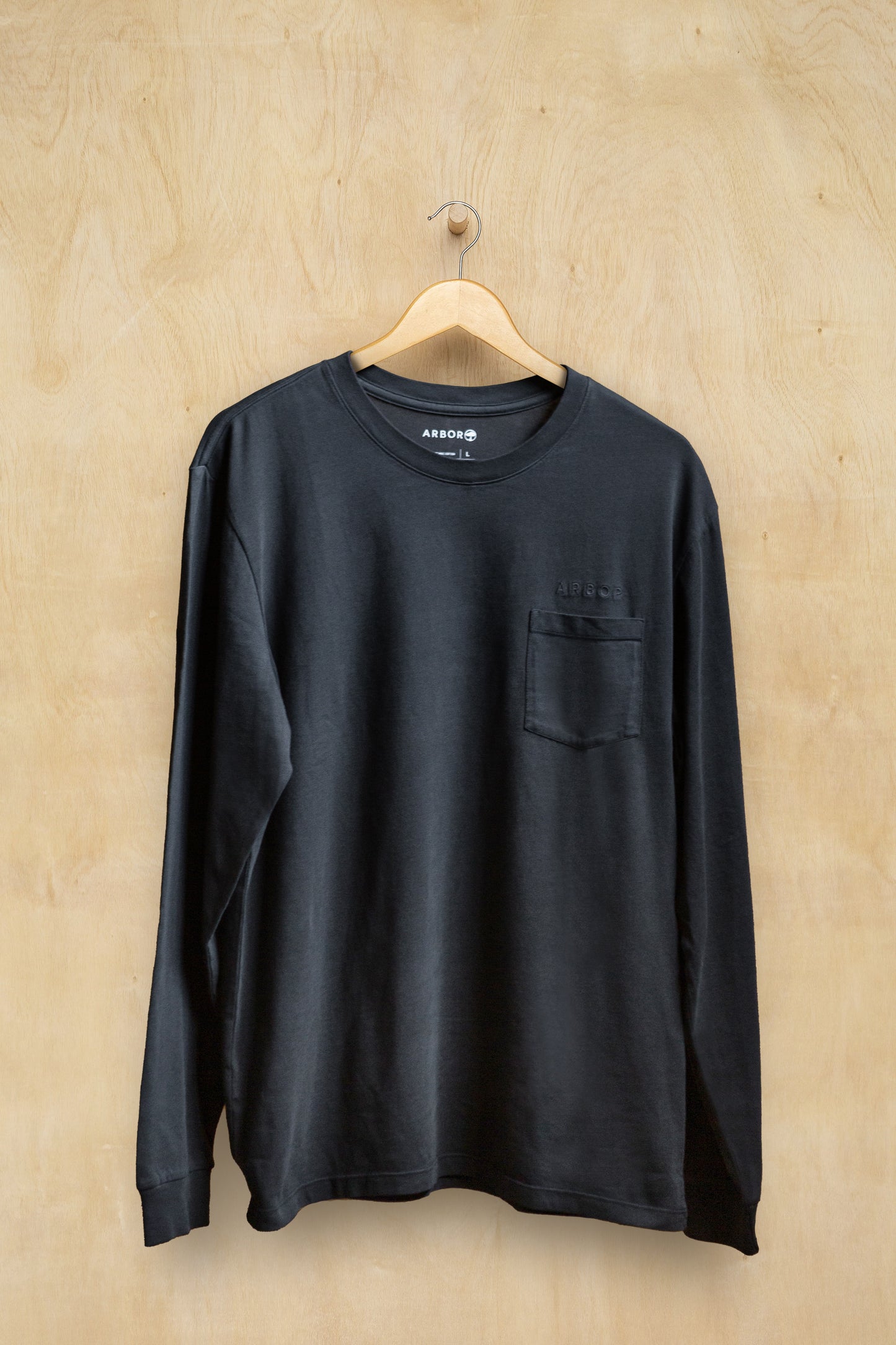 Surplus Long Sleeve Pocket Tee - Black