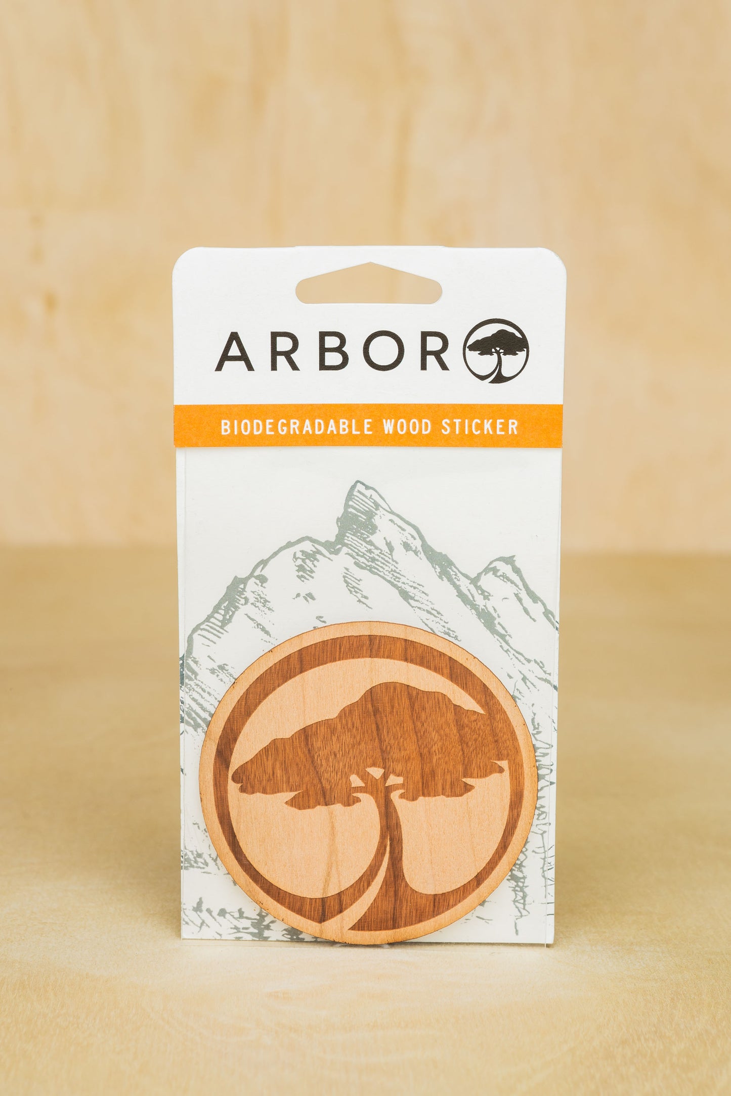 Arbor Wood Sticker - Tree Icon